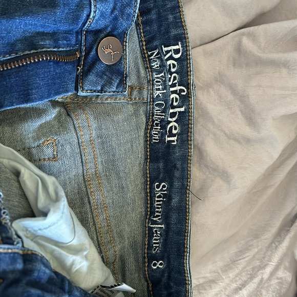 Resfeber New York Collection Skinny Fit Distressed Jeans - Picture 2 of 2